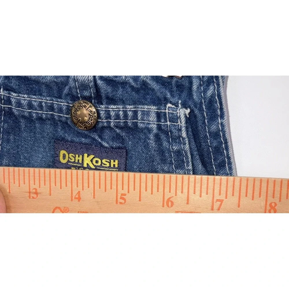 Oshkosh B'gosh vintage boys girls denim overalls‎ 4T Made in USA Vestbak